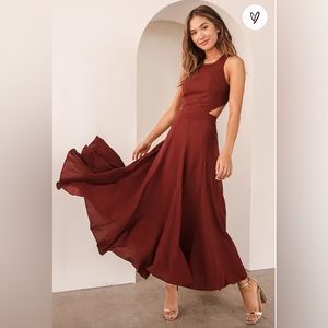 NWT Lulus Cutout Midi Dress